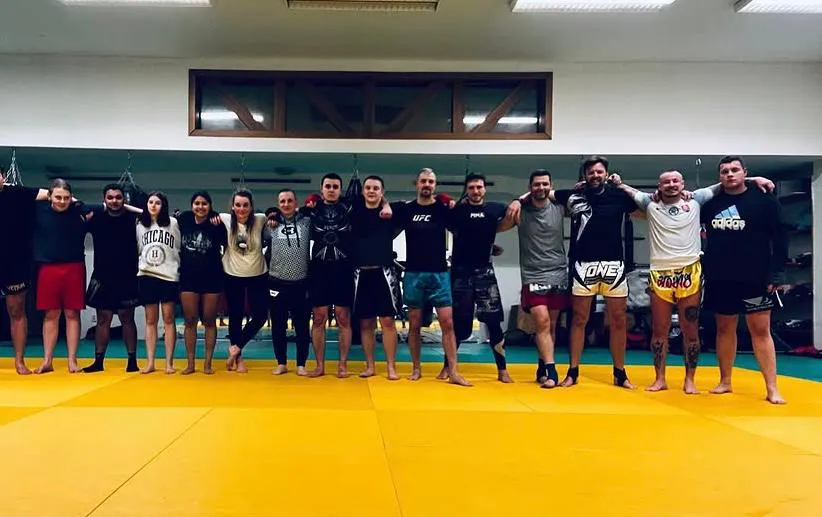 Trénink thajského boxu